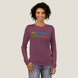 Sötare barnbarn Kvinnors Tri-Blend långärmad t-shi T Shirt