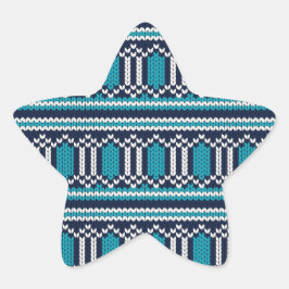 Sötare Stil jul eller Hanukkah Stjärnformat Klistermärke