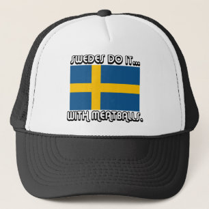 Sötarna gör det... Med köttbollar Truckerkeps