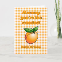 Sötaste Apricot-födelsedagskort