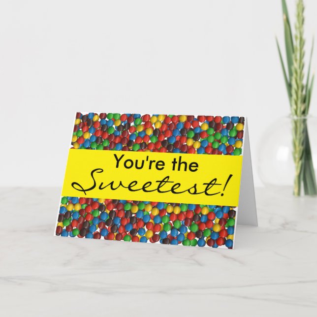 Sötaste årsjubileum kort (Framsida)