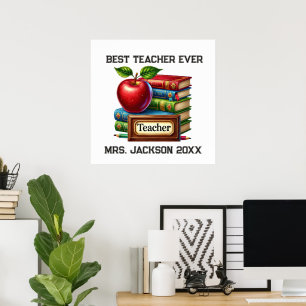 Sötaste bästa lärare någonsin lägg till namn poster