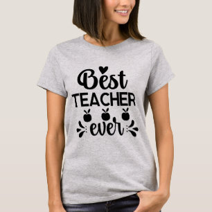 Sötaste bästa lärare någonsin ordkonst t shirt