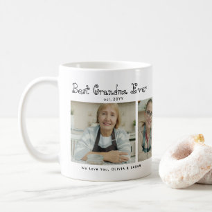 Sötaste bästa mormor någonsin 3 Fotosammanställnin Kaffemugg