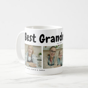Sötaste bästa mormor någonsin 3 Fotosammanställnin Kaffemugg