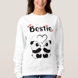 Sötaste Bästa-Vän Panda Grafik Tröja