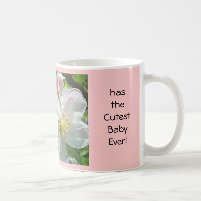 Sötaste bebisen någonsin! Kaffe kopp äppelblom blo (Höger)
