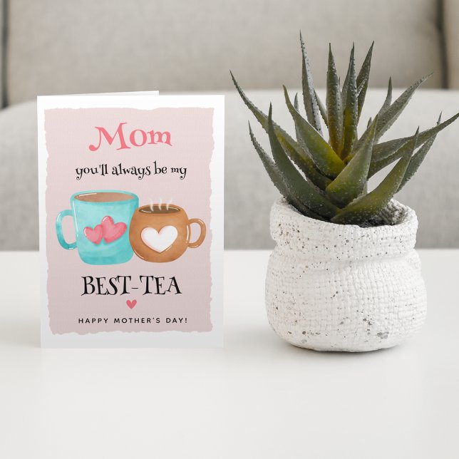 Sötaste BEST-TEA Mamma Glad mors dag Kort (Skapare uppladdad)