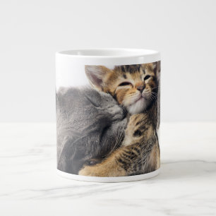 Sötaste djurungar Sött kattungelugn Jumbo Mugg