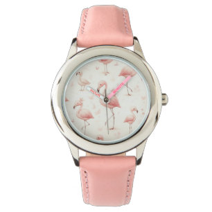 Sötaste Flamingoflocken Armbandsur