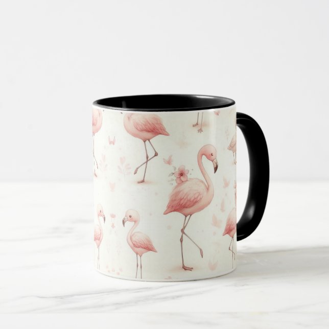 Sötaste flamingoflocken mugg (Framsida höger)