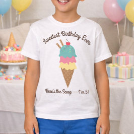 Sötaste födelsedagen någonsin Glasskalas T Shirt