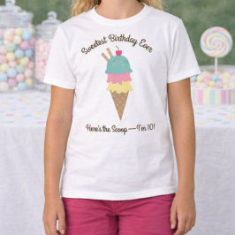 Sötaste födelsedagsfirande någonsin Glasskalas T Shirt