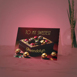 Sötaste julkort tack kort