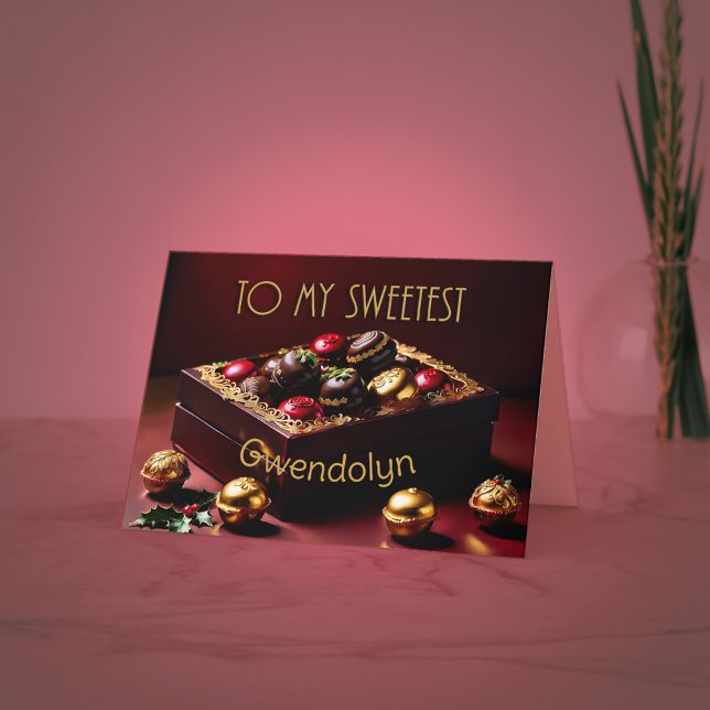 Sötaste julkort tack kort (Skapare uppladdad)