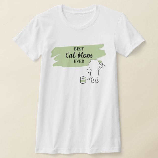 Sötaste kattmamma någonsin Dam T-Shirt (Laydown)