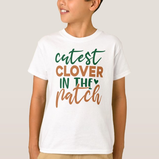Sötaste klöver i lappen St Patrick's-60863 T Shirt (Framsida)