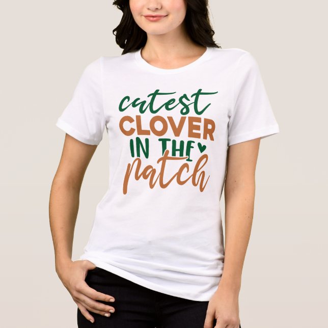 Sötaste klöver i lappen St Patrick's-60863 T Shirt (Framsida)