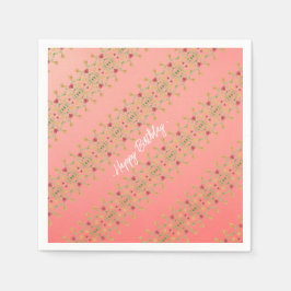 Sötaste lilla Blommigten Pappersservett