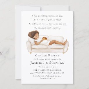 Sötaste lilla bulle Baby Shower-inbjudan Inbjudningar