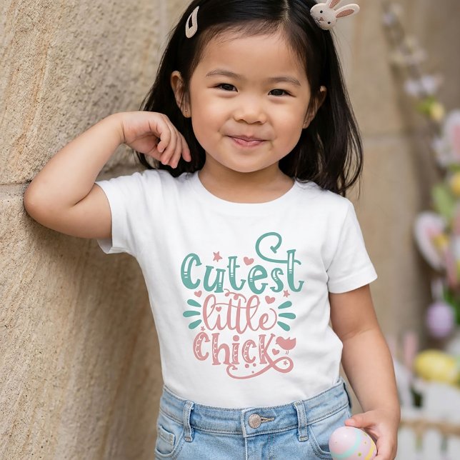 Sötaste lilla kyckling påsk t-shirt för barn (Skapare uppladdad)