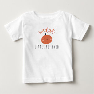 Sötaste lilla pumkin Baby T-Shirt-fall söt T Shirt
