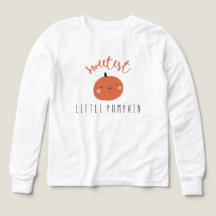 Sötaste lilla pumkin Boys Långärmad T-Shirt
