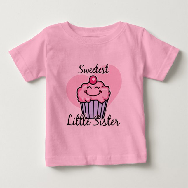 Sötaste lilla syster t-shirt (Framsida)