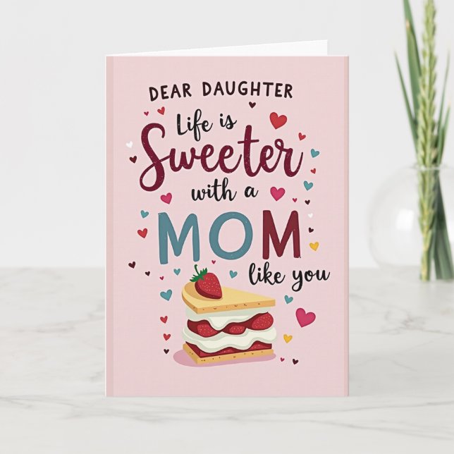 Sötaste Mamma Efterrätten Kort (Framsida)