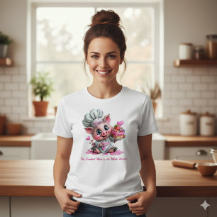 Sötaste mamma gris kock Kvinnors T-Shirt