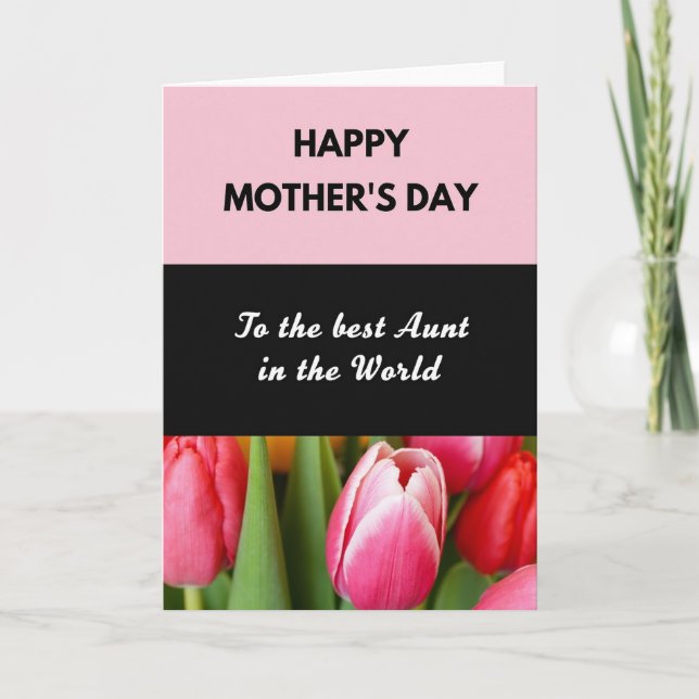 Sötaste Mamma Livlig Blomma Kort (Framsida)