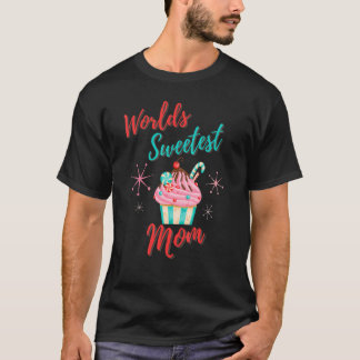 Sötaste Mamma-Mors dag-cupkaka T Shirt