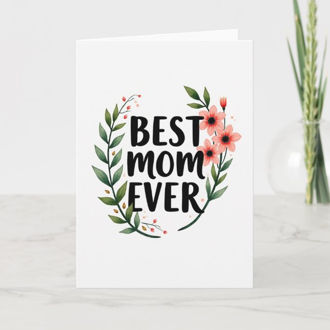 Sötaste mamma någonsin kort (Framsida)
