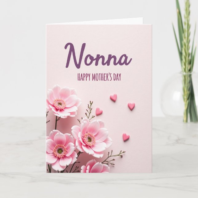 Sötaste mamman blommar kort (Framsida)