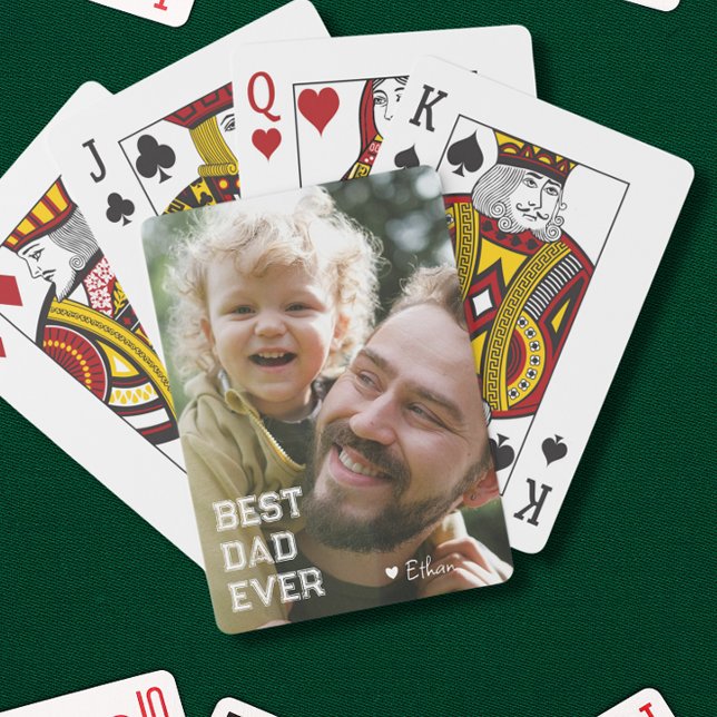 Sötaste Pappan Någonsin Spelkort (Cute Best Dad Ever Playing Cards
)