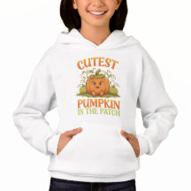 Sötaste pumpen i lapparken Halloween-hoodie