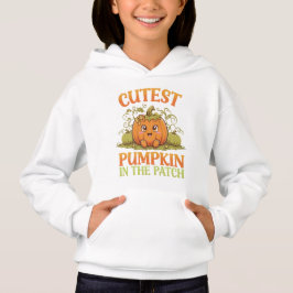 Sötaste pumpen i lapparken Halloween-hoodie T Shirt