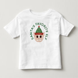 Sötaste tomtens favorit tomte jul baby t-shirt