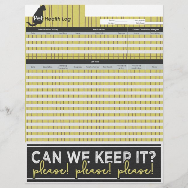 Sötaste varelse-hälsologg (Framsida)