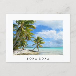 Sötbankskort från Stilla handflatan i Bora Bora Vykort