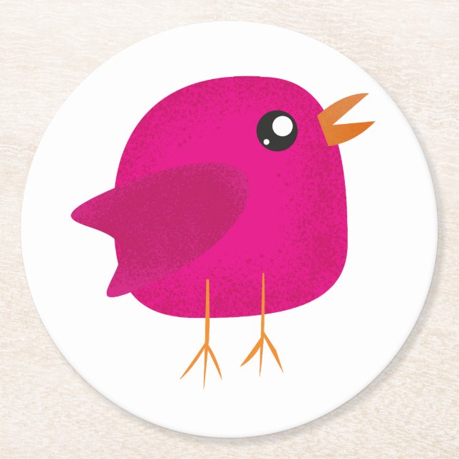 Sötbjörn Underlägg Papper Rund (Framsidan)