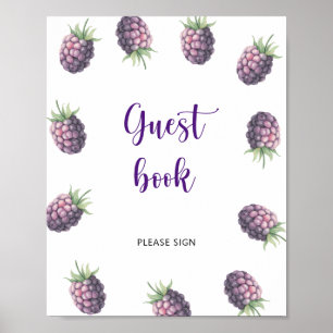 Sötbjörnbär \ Guest bok Poster