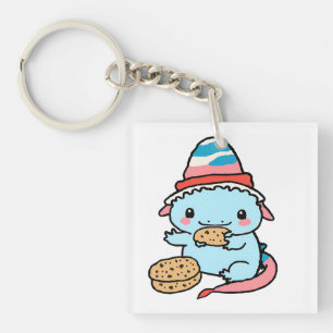 Sötblå axolotls christmas