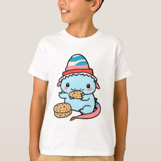 Sötblå axolotls christmas-tröjor t shirt