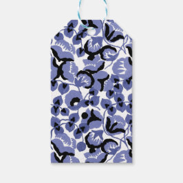 Sötblomma (Periwinkle) Finkonst Presentetikett