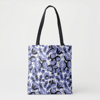 Sötblomma (Periwinkle) finkonst Tygkasse