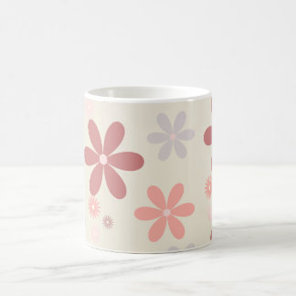 Sötblommig flicka glitter kaffemugg