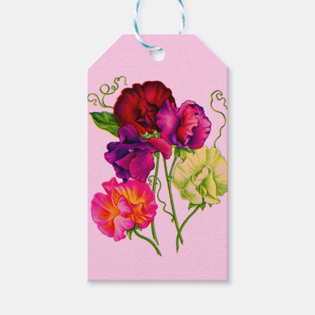 Sötblommor Presentetikett (Framsidan)