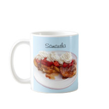 Sötbröd med jordgubbar och grädde