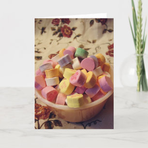 Sötdagen av Valentine Candy Helgkort